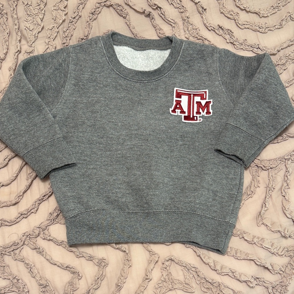 Texas A&M Gray Crew Neck Sweater